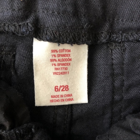 Mossimo Black Denim Shorts Size 6 - Picture 6 of 10